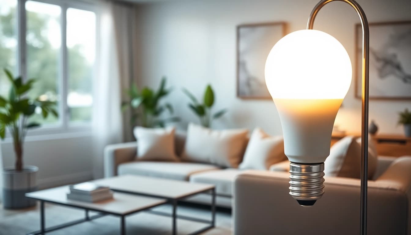 Illuminate your space with the energy-efficient led a19 light bulb, enhancing your home decor.