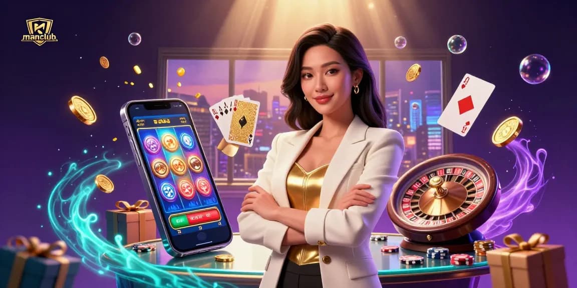 Experience manclub's online gambling with exciting slot games and a glamorous casino atmosphere.