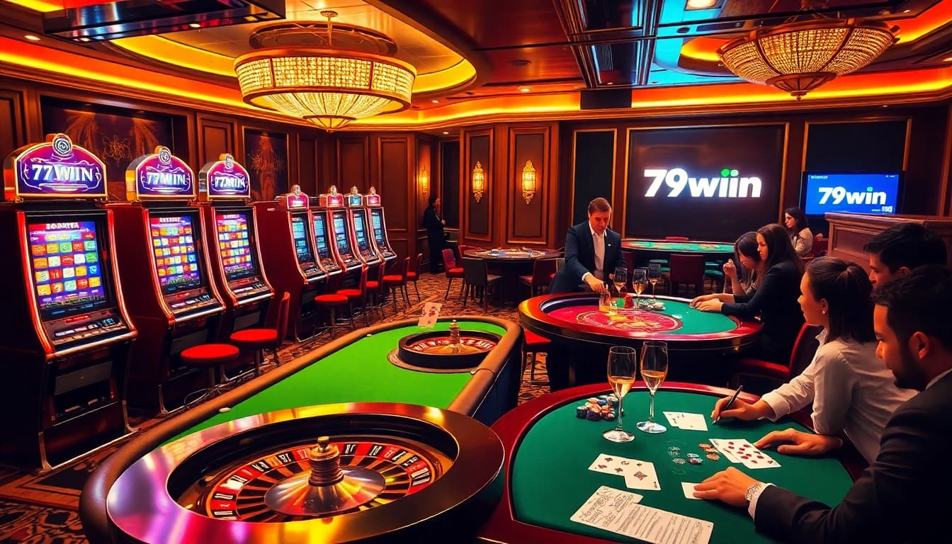 Experience the thrills of a casino as players enjoy 79win with exciting games and vibrant atmosphere.