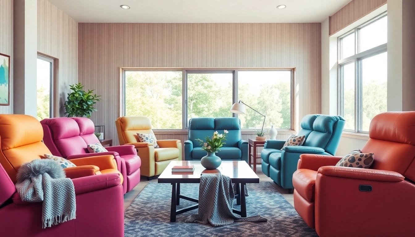 Discover the comfort of lift chair recliners in a cozy, sunlit living room setting.