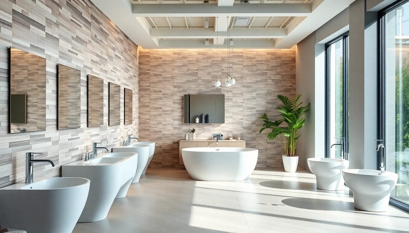 Entdecken Sie sonni sanitär Premium-Badezimmerausstattungen in modernem Umfeld.