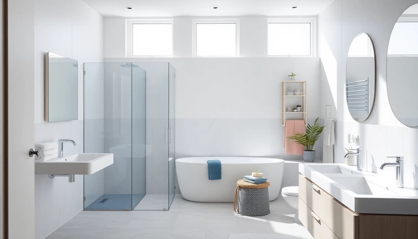 Optimale Sanitärlösungen mit sonni sanitär in einem modernen Badezimmer.