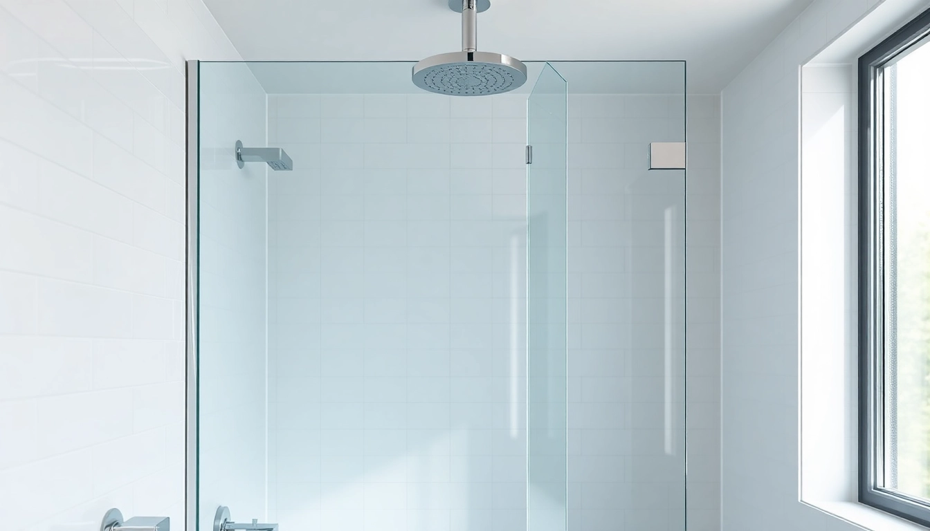 Enhance your shower experience with a luxurious semi-frameless shower screen featuring sleek design.