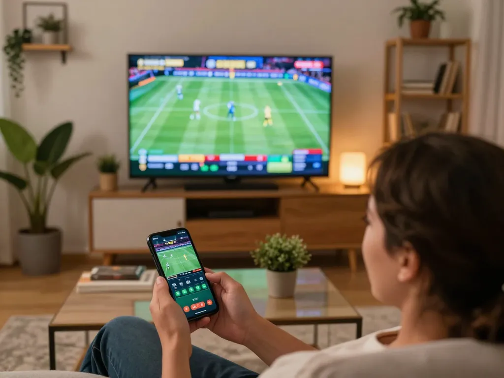 Exciting mobile sports betting activity on open88ss app with user engaged in live events.