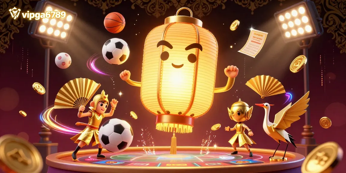 Experience the thrill of placing bets at vipga6789 with dynamic sports elements and lucky symbols.