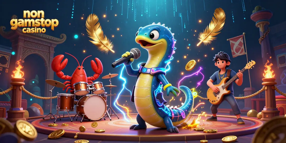 Experience thrilling games at a non gamstop casino with vibrant underwater characters performing live.