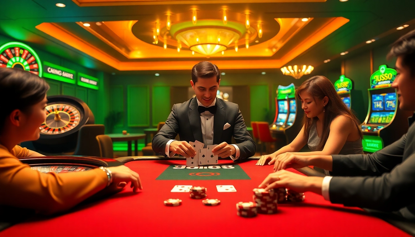 Engaging gamblers at the tranz chu jun88 online casino with thrilling action and luxurious ambiance.