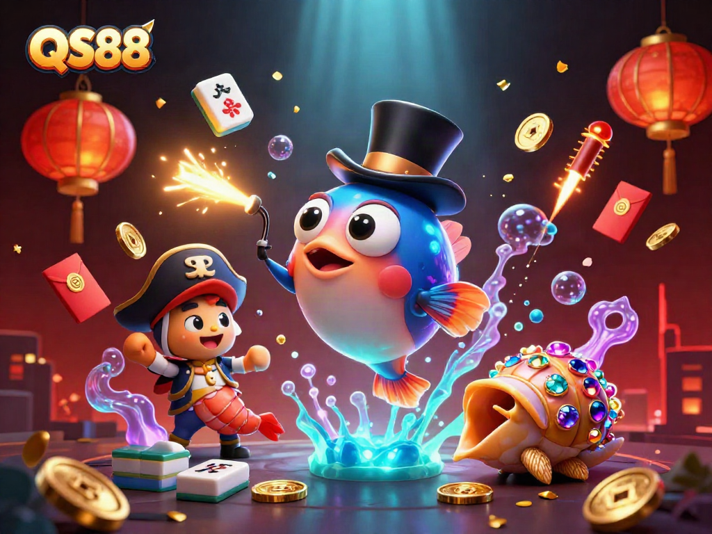 Attract golden coins in QS88’s vibrant underwater casino realm.