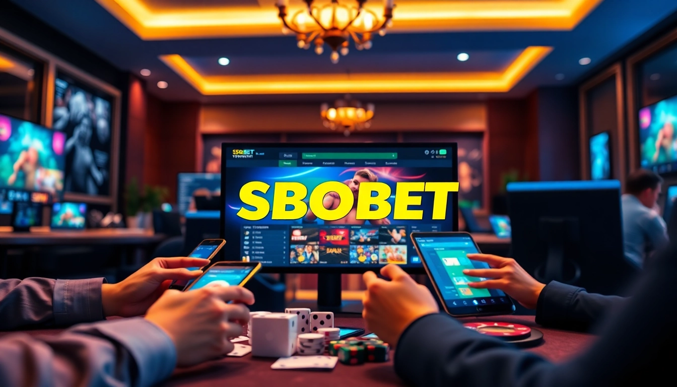 Exciting online betting experience at sbobet.dance featuring vibrant gaming interface.