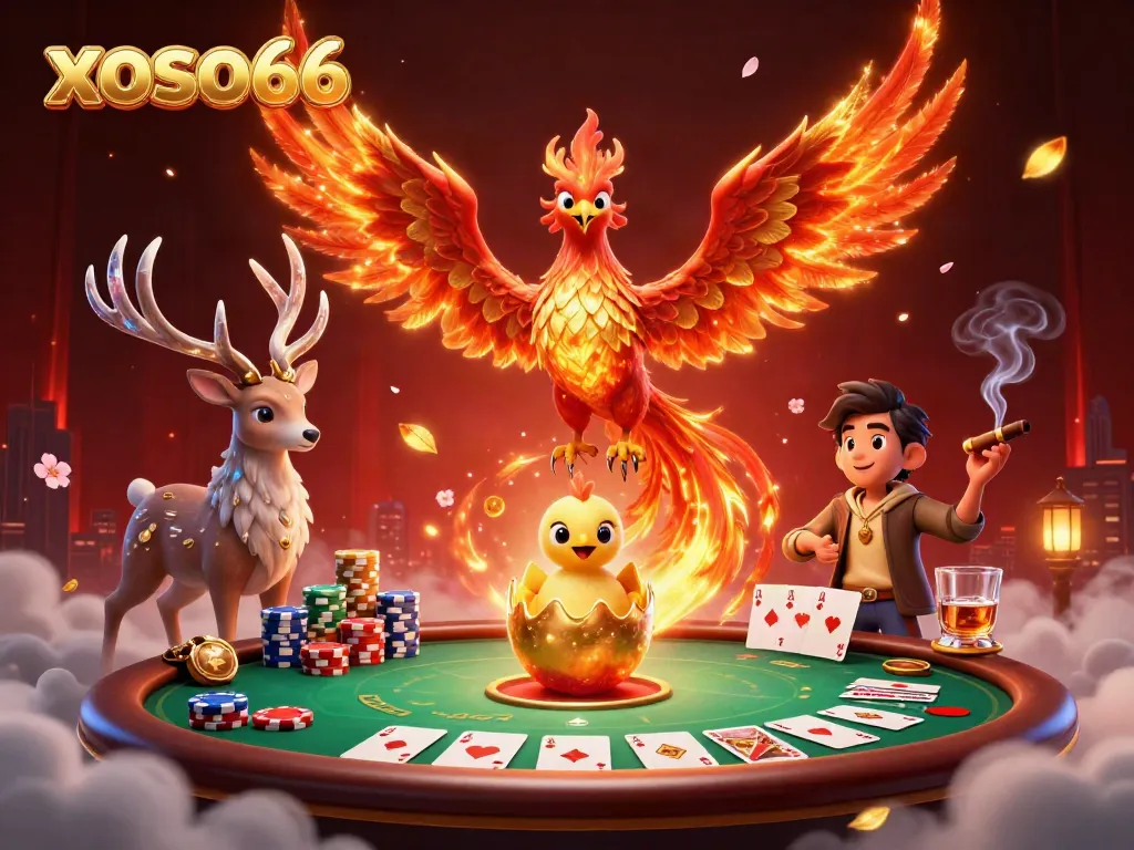 Experience the thrill of gaming with xoso66, featuring dynamic characters and rich casino elements.
