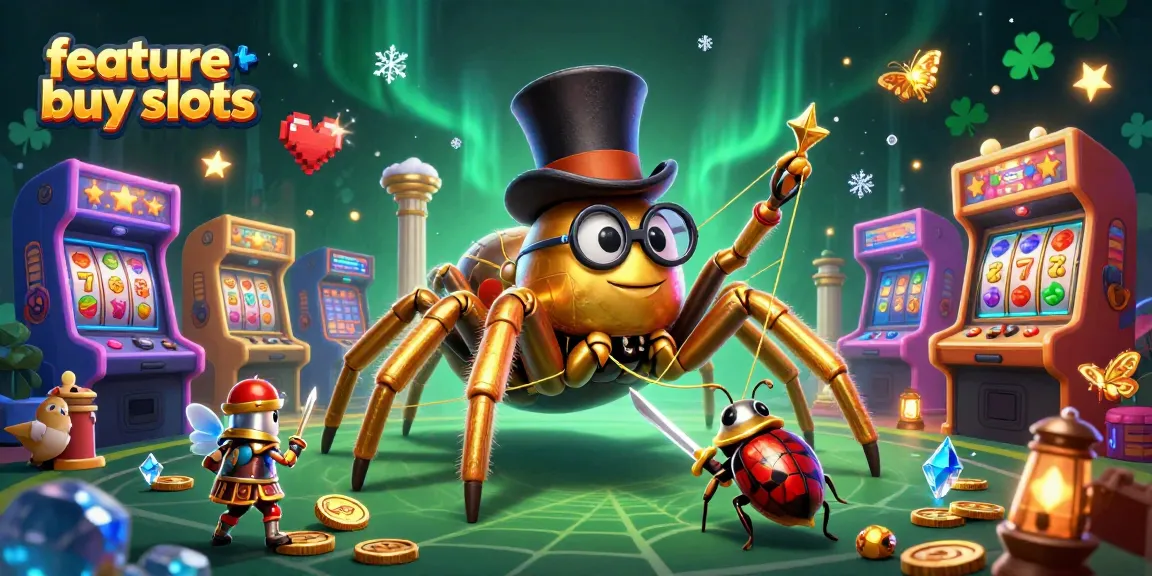 Engage with feature buy slots and enjoy thrilling gameplay with big win potential in vibrant settings.