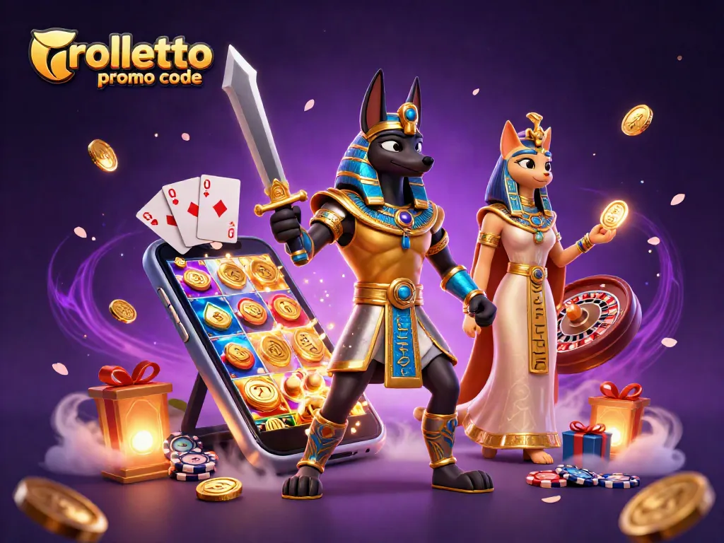 Activate the rolletto promo code for exciting wins in this vibrant casino scene.