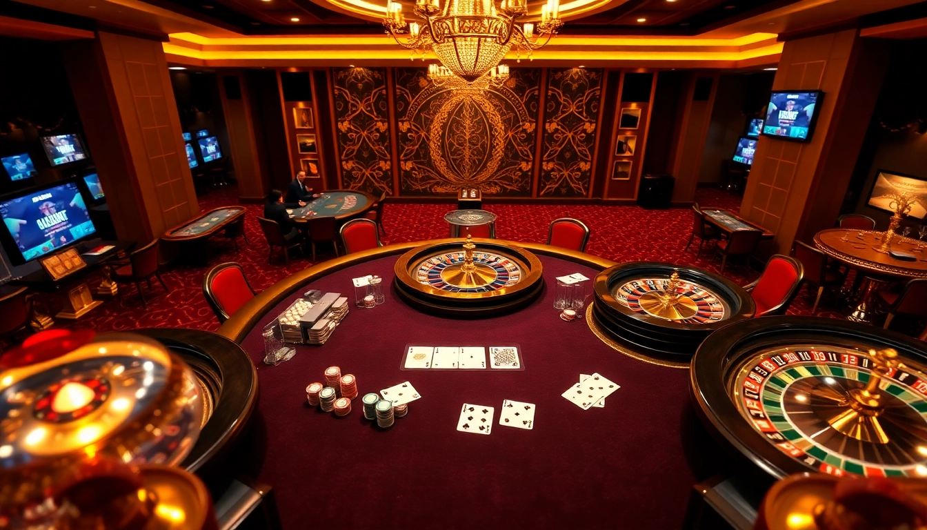 Experience thrilling high-stakes poker at lương sơn tv with vibrant atmosphere and sophisticated design.