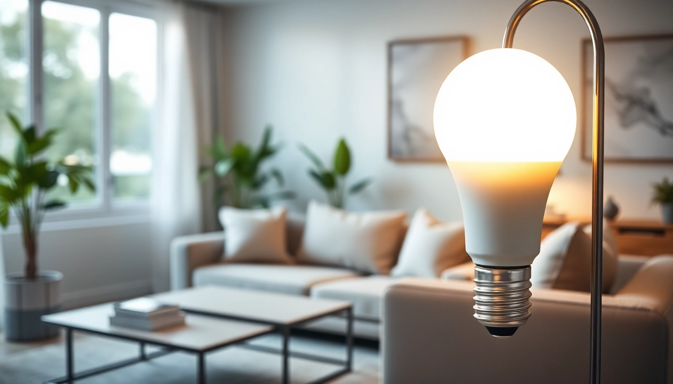 Illuminate your space with the energy-efficient led a19 light bulb, enhancing your home decor.