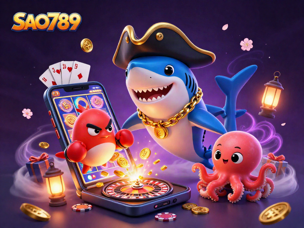 Experience the thrill of winning at online slots with SAO789's vibrant underwater adventure.