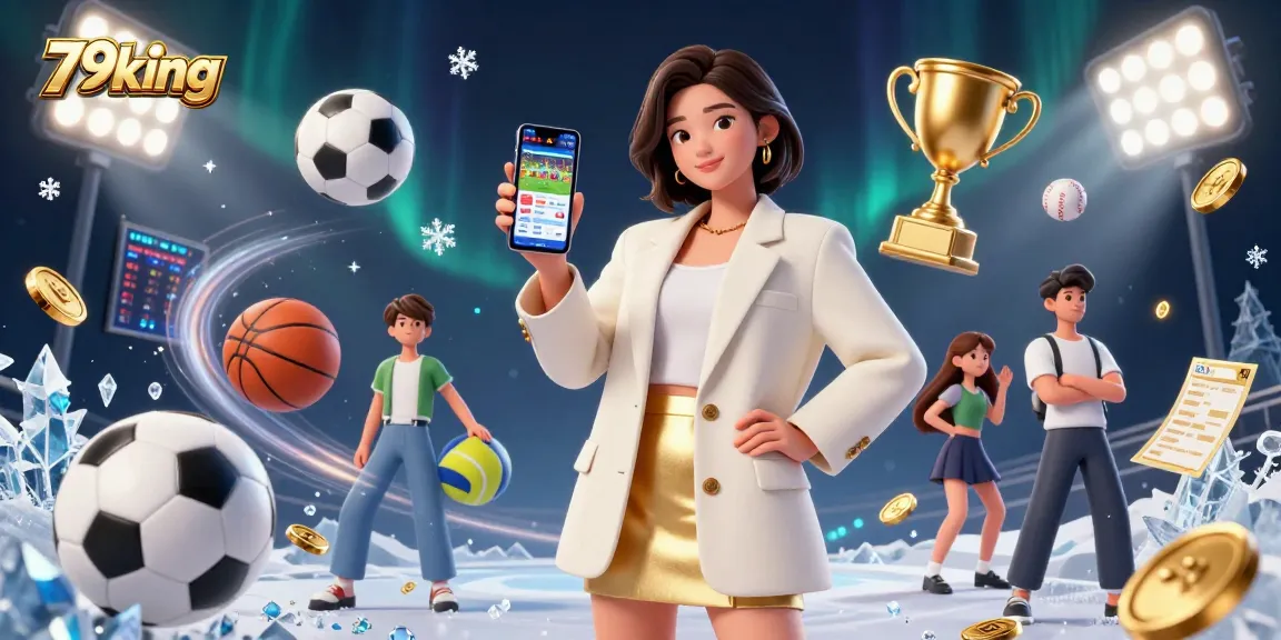 Experience sports betting excitement with 79king through our stunning 3D visuals