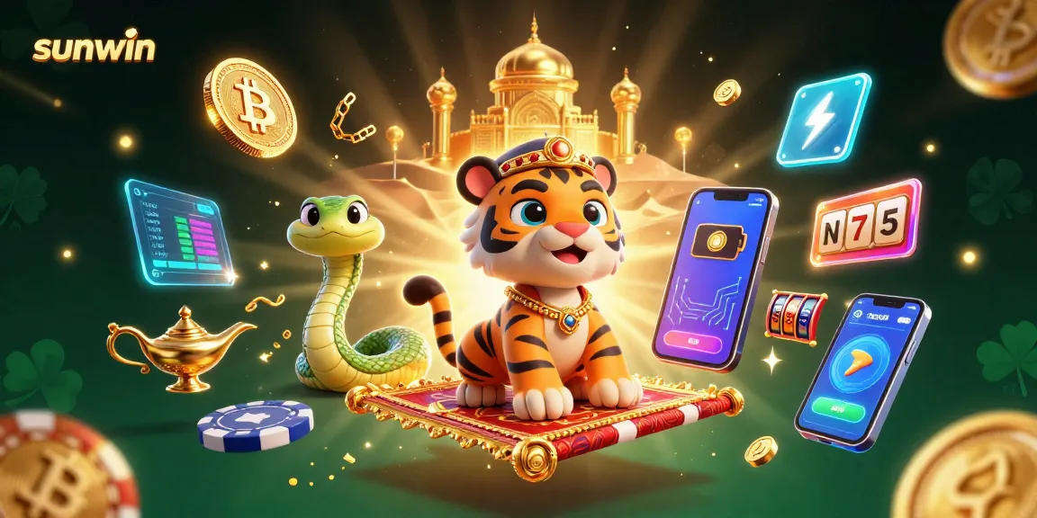 Experience winning strategies with sunwin on a dynamic animated scene featuring vibrant gaming elements.