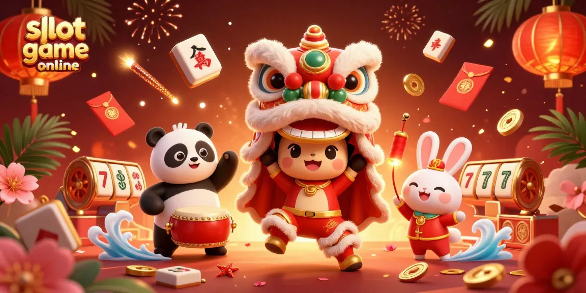 Engaging scene showcasing slot game online elements with vibrant characters and decorations.