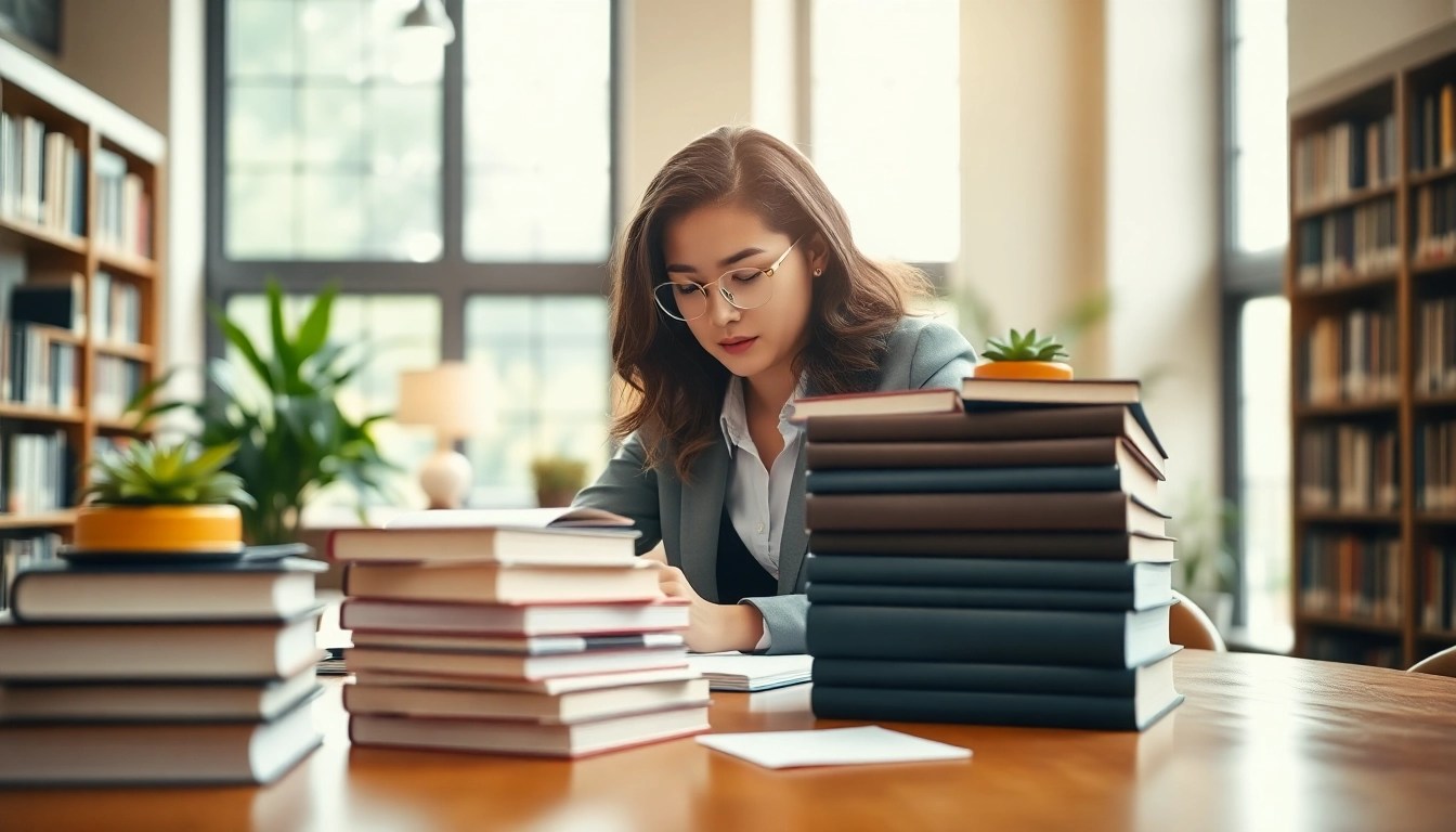 Hire someone to take lsat for you, a focused student studying in a quiet library.