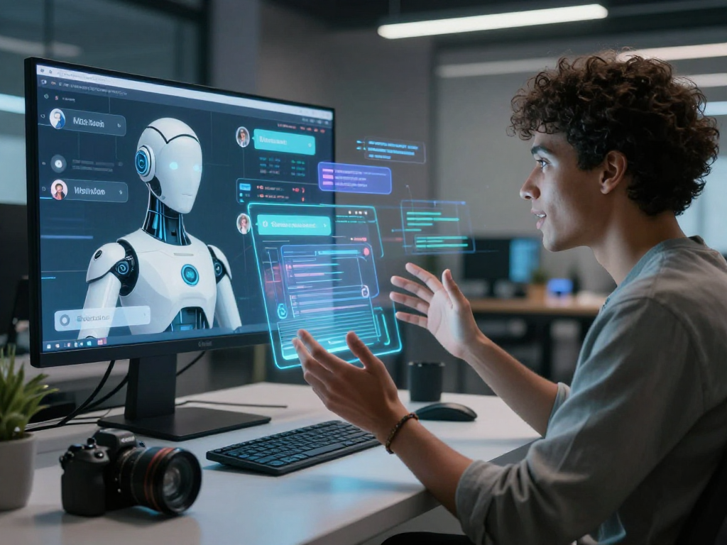 Interactive porn ai chat session showcasing a lifelike AI experience.