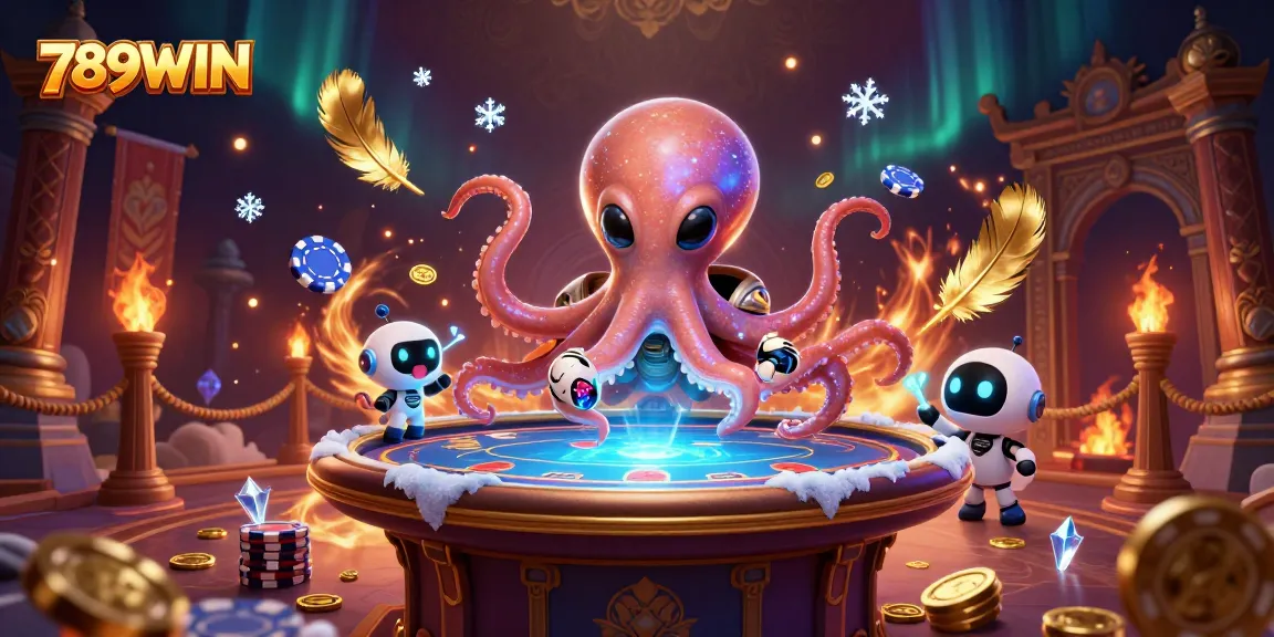 Engage in thrilling gameplay at 789WIN with our exciting alien poker scene featuring unique characters.
