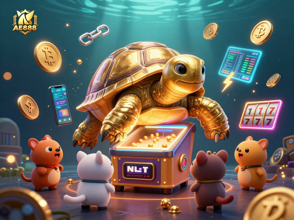 Engage with AE888's vibrant gameplay featuring the golden tortoise pinball adventure while exploring exciting slot games.