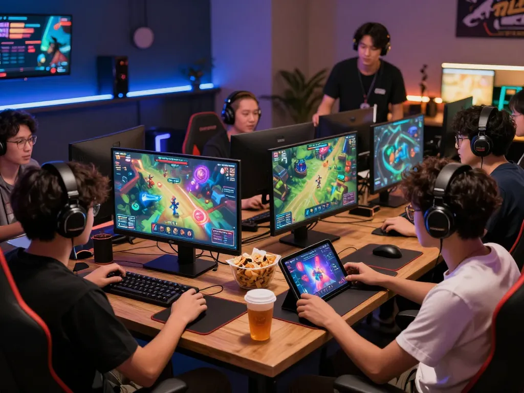 Engaging gaming atmosphere at https://sunwin7979.com/ with diverse players enjoying competitive digital experiences.