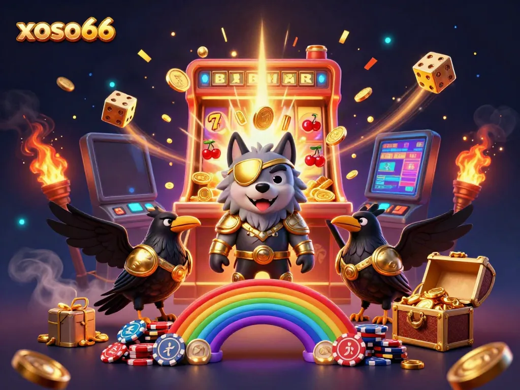 Experience the thrill at xoso66 with a jackpot explosion of coins and dynamic 3D characters.