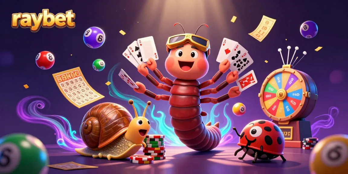 Experience rays of excitement at raybet with a unique gaming scene featuring lively characters and vibrant casino elements.
