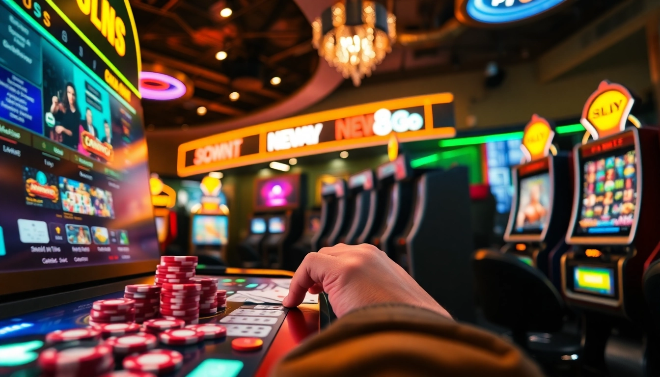 Engaging online gambling experience with vibrant visuals at new88go.com.