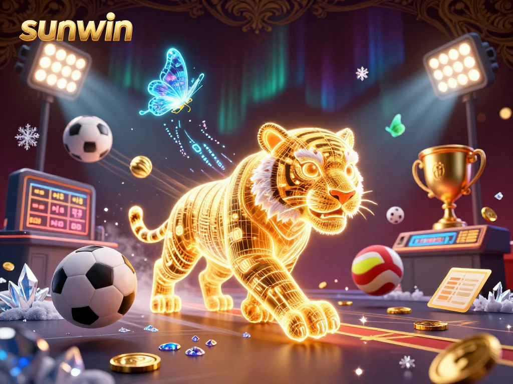Experience the thrilling world of sunwin with dynamic gaming elements in a vibrant casino landscape.
