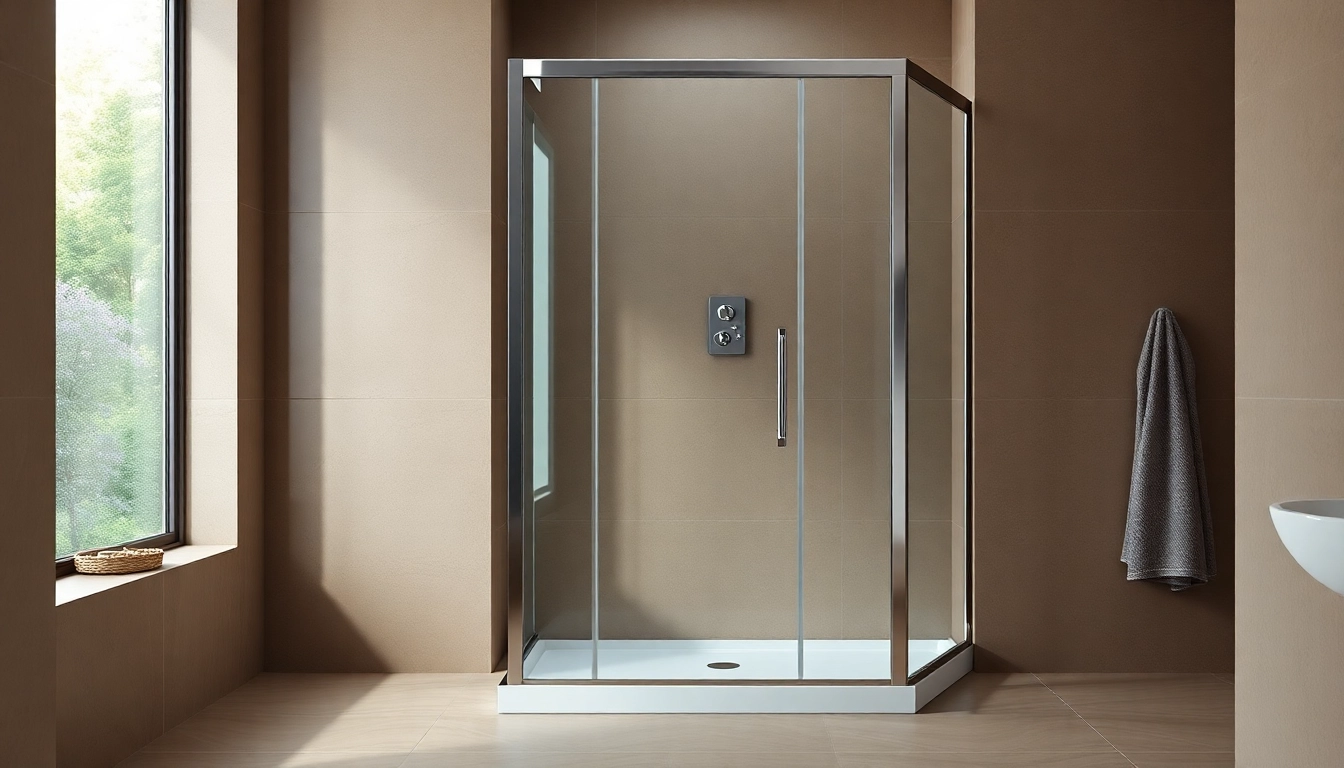 Duschkabine 80x80 in einem modernen Badezimmer mit eleganter Gestaltung.