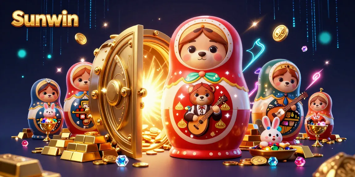Experience the excitement of Sunwin with enchanting bears and sparkling casino treasures.