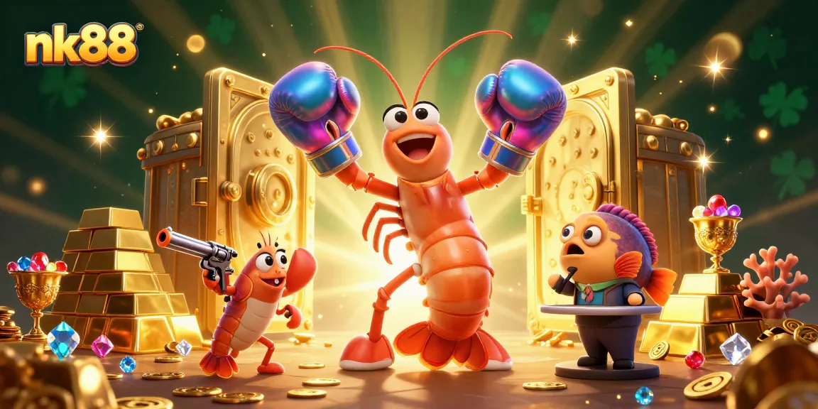 Win big with nk88 at the dynamic casino featuring vibrant character action and treasure.
