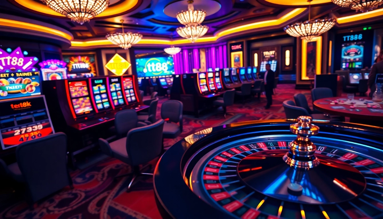 Experience excitement at TT88 with vibrant casino games and luxurious vibes.