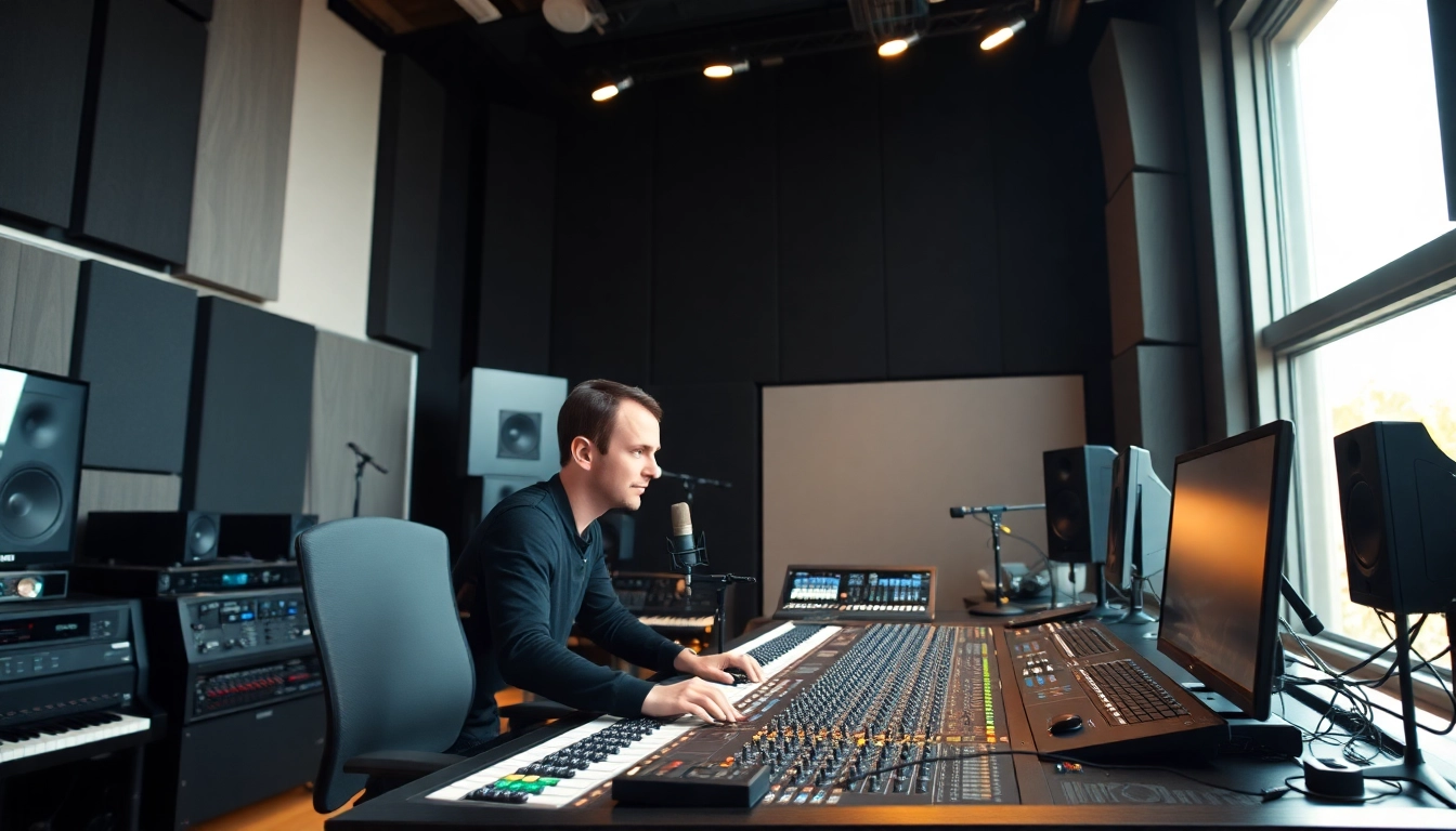 Enhance your audio quality with online audio mastering in a professional studio setting.