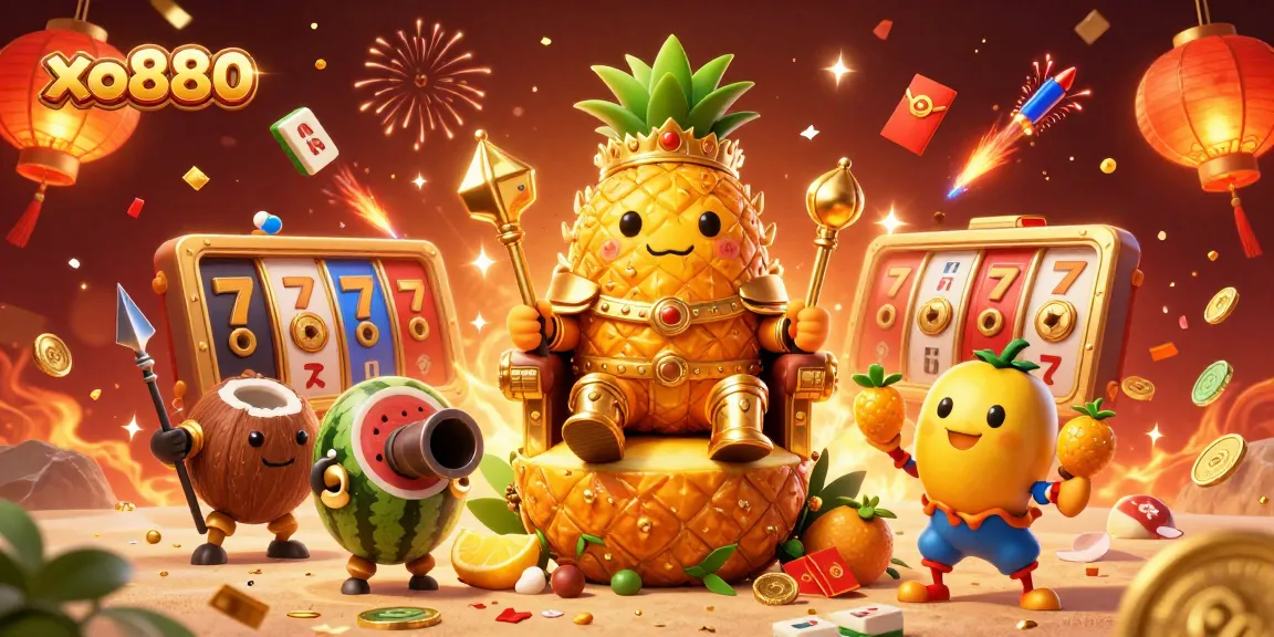 Engage in the vibrant world of xo880 with our gold-themed carnival illustration showcasing exciting casino adventures.