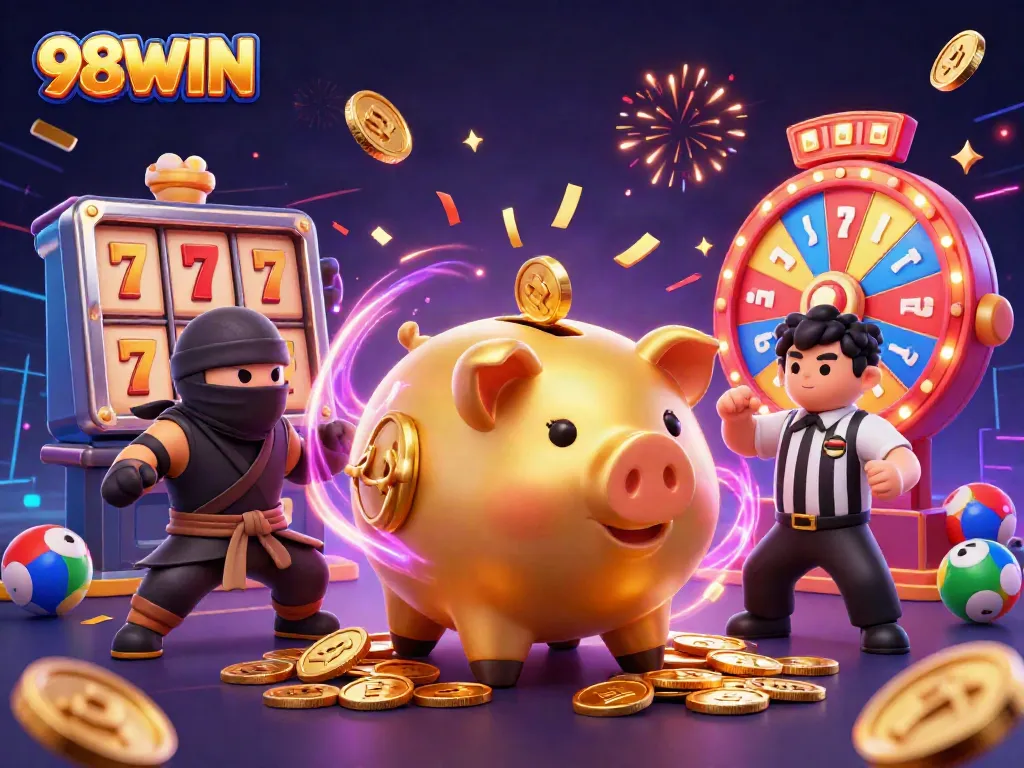 Join the thrilling action at 98WIN with dynamic slot games, jackpots, and winning marquee events.