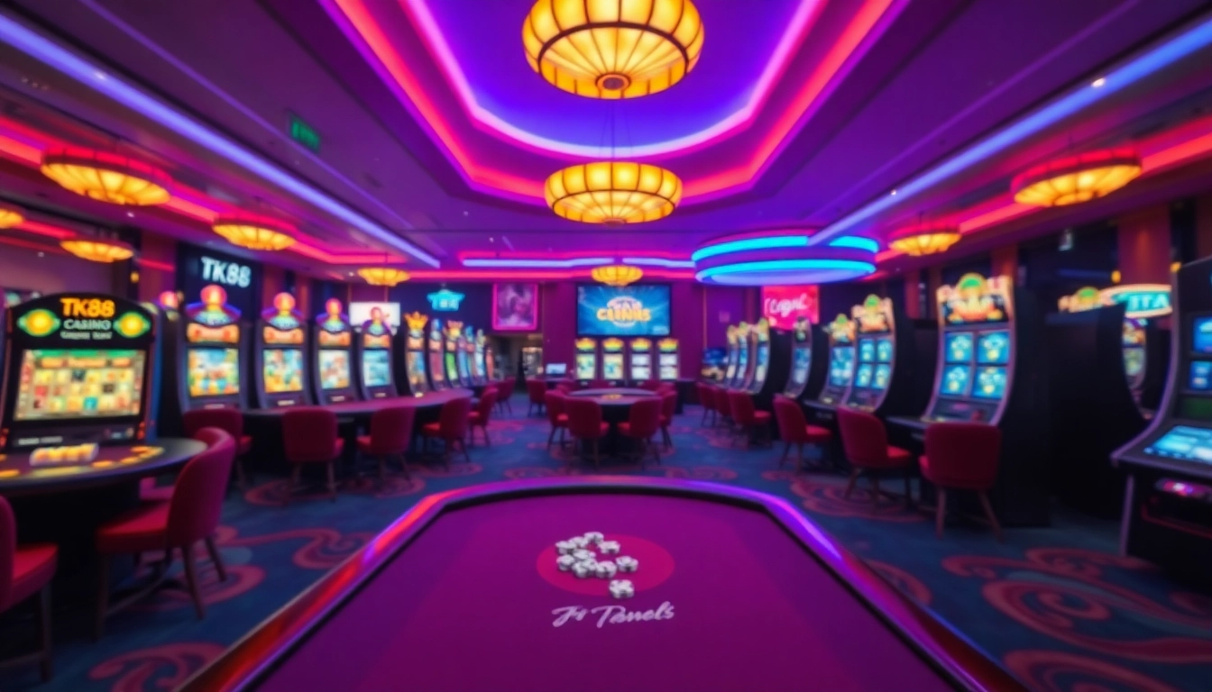 Experience the excitement of online gaming at tk88win.live with dynamic casino visuals.