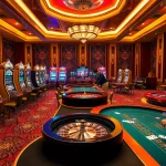 Gamble at SV88s.pro with engaging poker tables featuring vibrant chips and thrilling slot machines.