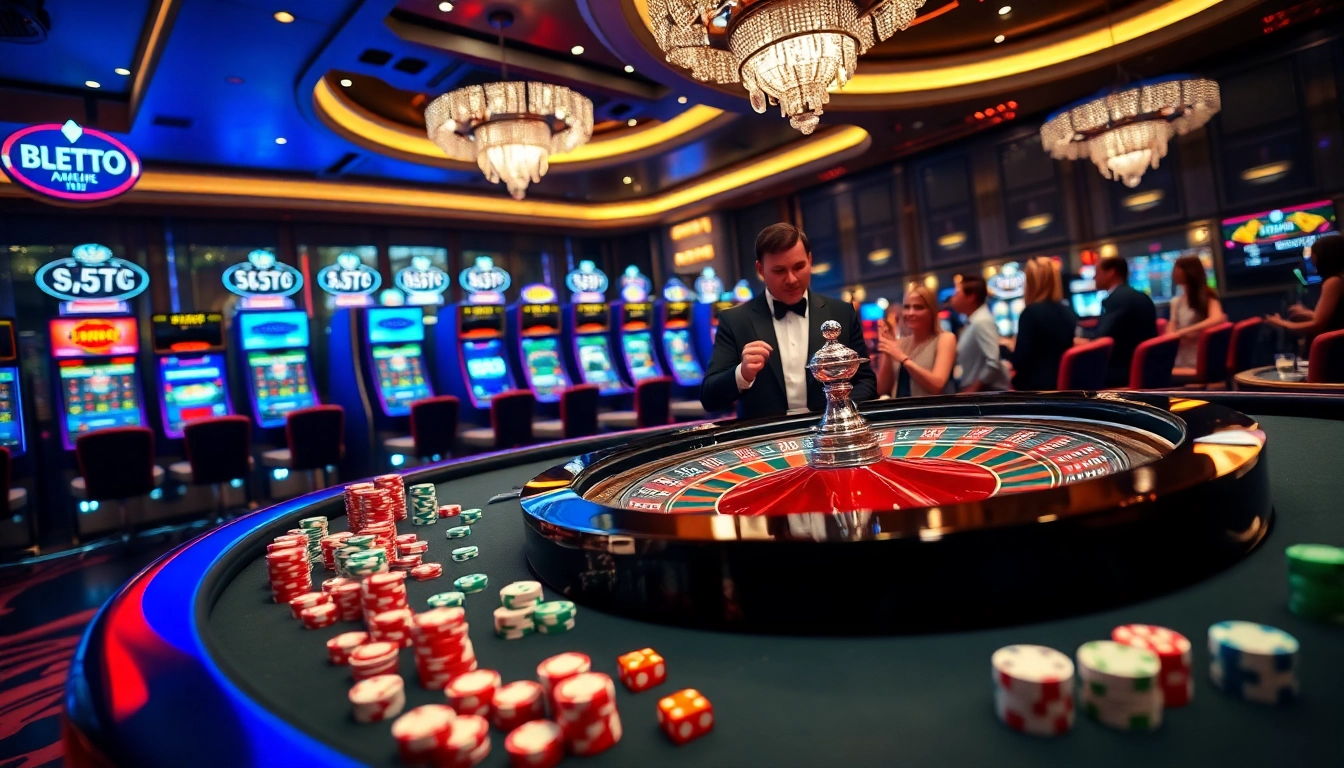 Engaging scene at https://sunwin10.de.com/ showcasing players excitedly placing bets at a vibrant casino table.