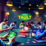 Exciting gaming atmosphere at gamebaidoithuong.com.vc featuring players enjoying card games like Tiến Lên and Phỏm.