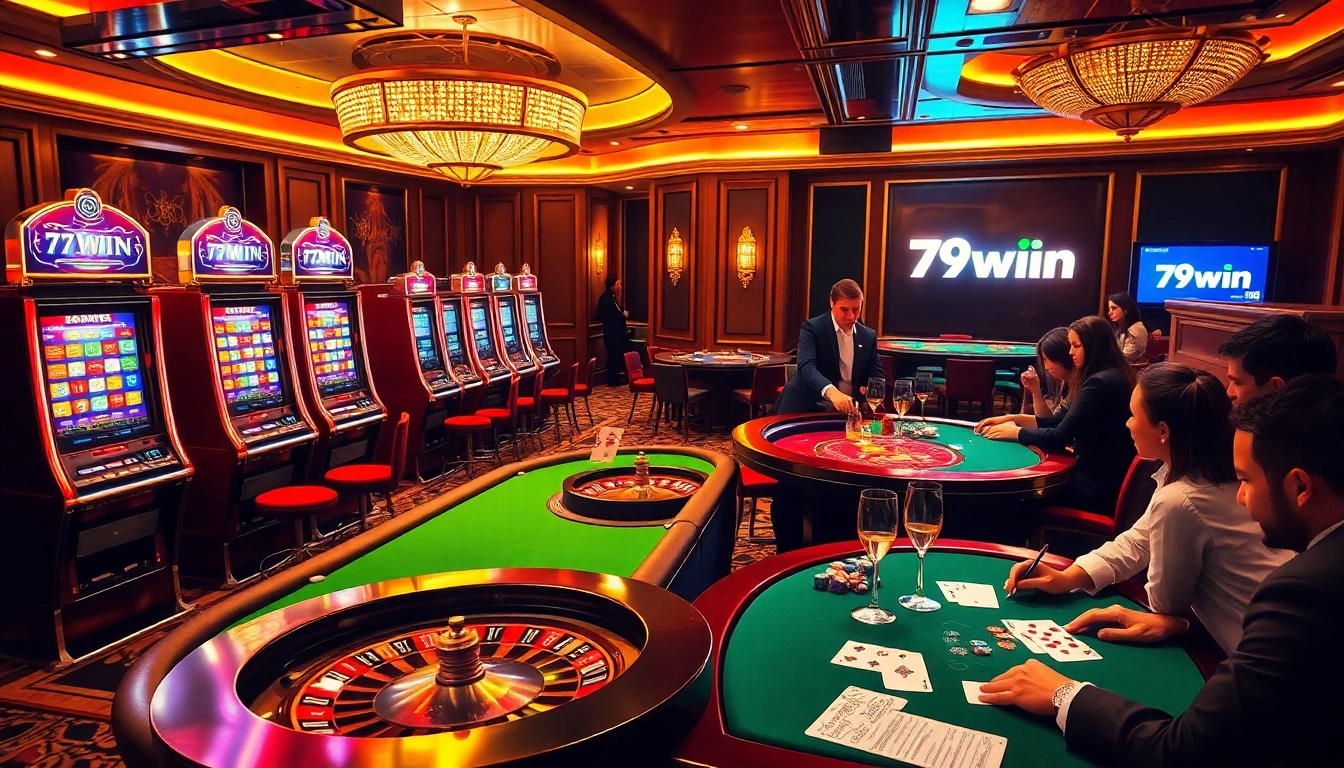Experience the thrills of a casino as players enjoy 79win with exciting games and vibrant atmosphere.