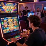 Engaging online gaming scene featuring rikvip slot machine excitement