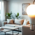 Illuminate your space with the energy-efficient led a19 light bulb, enhancing your home decor.