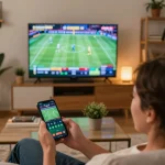 Exciting mobile sports betting activity on open88ss app with user engaged in live events.