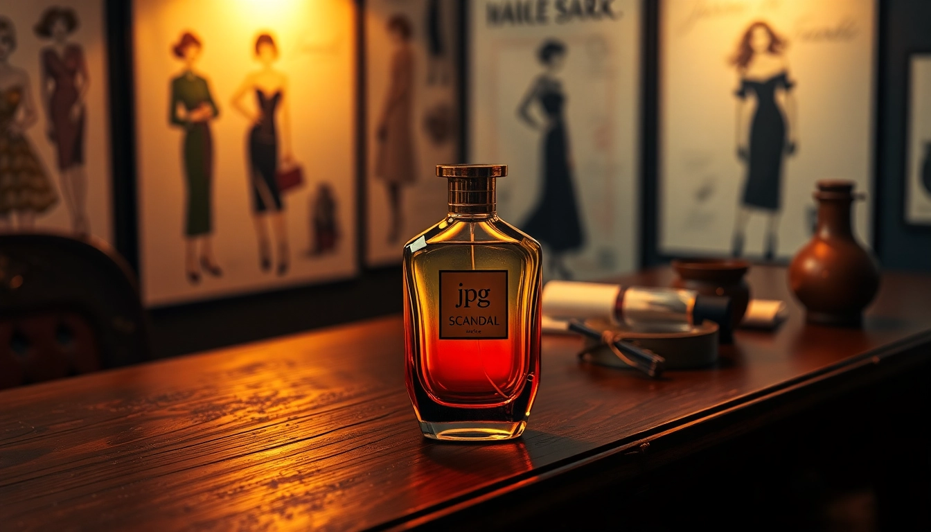 Capture the allure of Jpg Scandal fragrance in a stylish setting. related image
