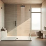 Transform your space with elegant showers UK in a serene bathroom setting featuring luxurious design elements.