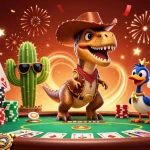 Experience thrilling wins at 98win in a vibrant poker scene with iconic characters.